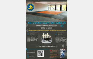 Arts Martiaux en famille le 18 novembre