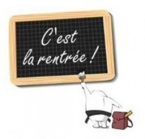 Reprise des cours mercredi 9 septembre 2026